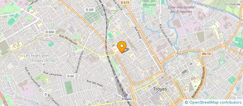 localisation de l'entreprise POTENTIEL 3 à TROYES