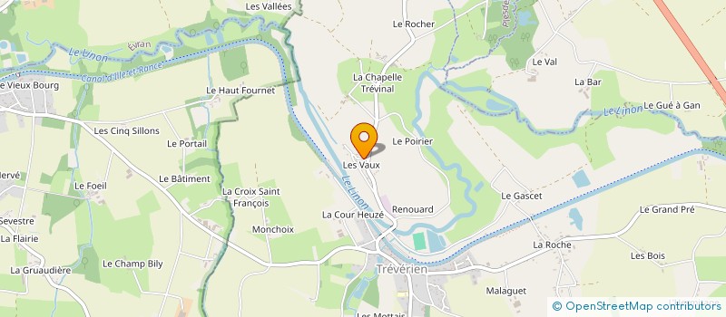 localisation de l'entreprise POTENTIEL +  TREVERIEN