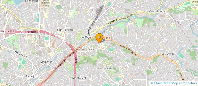 localisation de l'entreprise POTENTIEL COACHING CONSEIL FORMATION  MARSEILLE