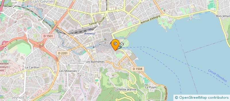 localisation de l'entreprise POTENTIEL DANS LA RUE à ANNECY