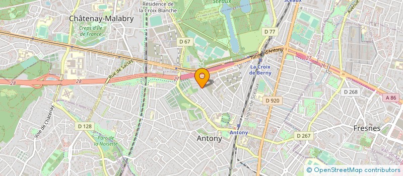 localisation de l'entreprise POTENTIEL JEUNES à ANTONY