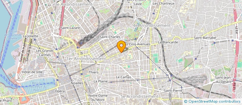 localisation de l'entreprise POTENTIELLES à MARSEILLE