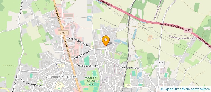 localisation de l'entreprise POTENTILLE SCRIBERE  NEVERS