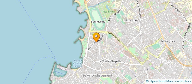 localisation de l'entreprise POTENZA MOTORS  MARSEILLE