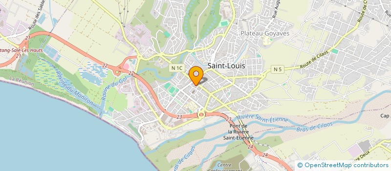 localisation de l'entreprise POTER SHOES à SAINT-LOUIS