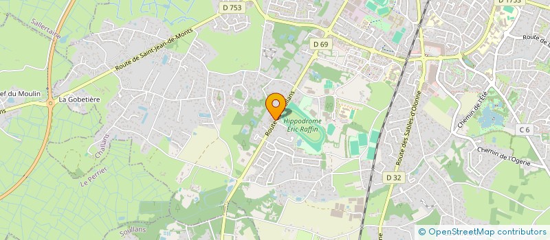 localisation de l'entreprise POTEREAU DUBOURG à CHALLANS