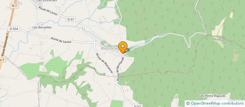 localisation de l'entreprise POTERIE DE CLIOUSCLAT à CLIOUSCLAT