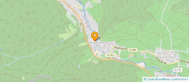localisation de l'entreprise POTERIE DE KAYSERSBERG à KAYSERSBERG VIGNOBLE