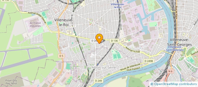 localisation de l'entreprise POTERIE HADDAJI FCS  VILLENEUVE-LE-ROI