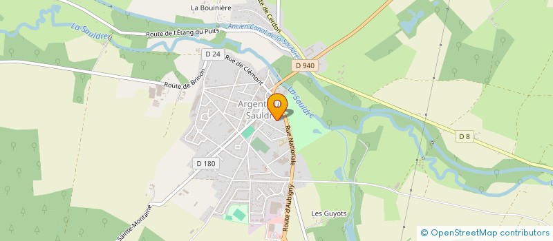 localisation de l'entreprise POTERIE RENAULT à ARGENT-SUR-SAULDRE