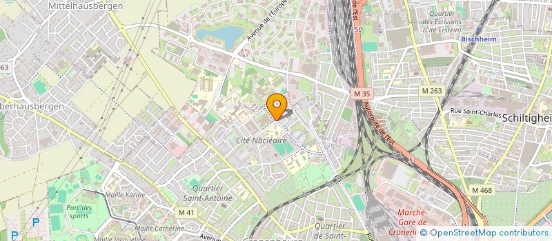 localisation de l'entreprise POTERIES ALIMENTATION à STRASBOURG