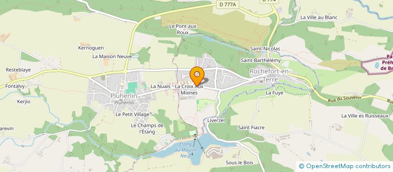 localisation de l'entreprise POTERIES DE ROCHEFORT LERAY à ROCHEFORT-EN-TERRE