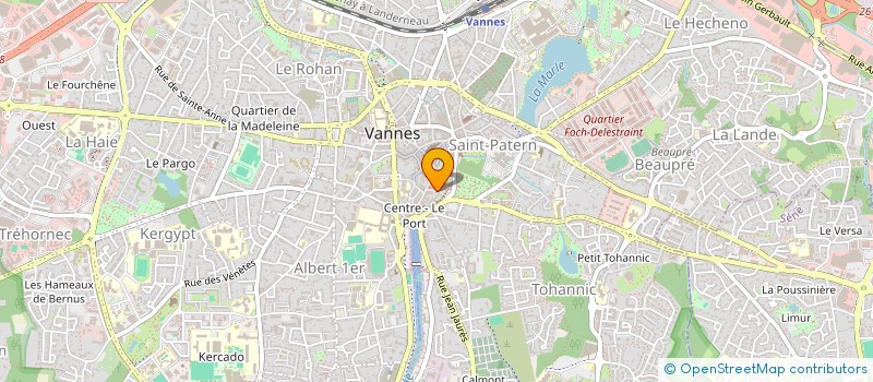 localisation de l'entreprise POTERNE à VANNES