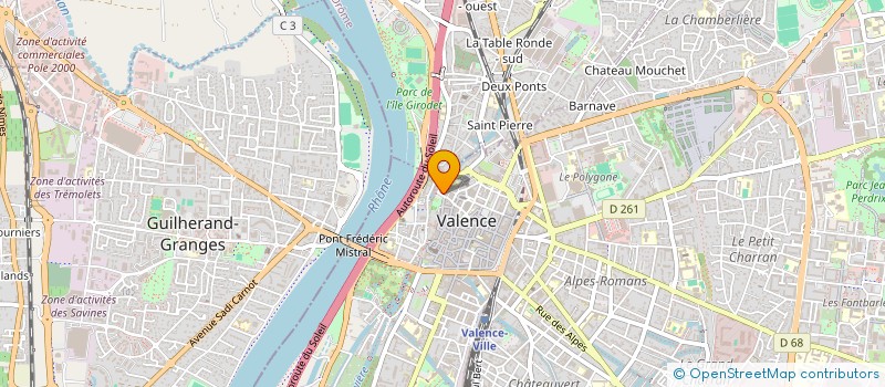 localisation de l'entreprise POTES EN PIERRE  VALENCE