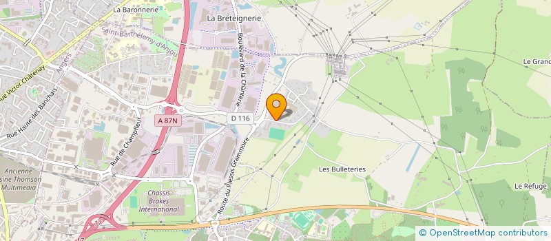 localisation de l'entreprise POTET à SAINT BARTHELEMY D'ANJOU