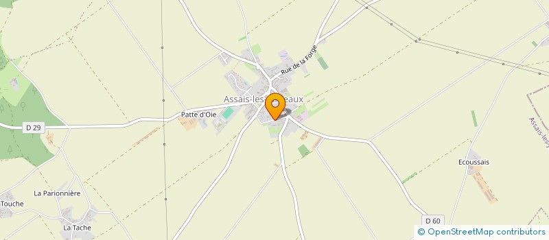 localisation de l'entreprise POTET BAT à ASSAIS-LES-JUMEAUX