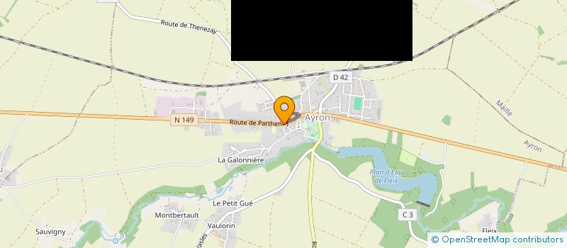 localisation de l'entreprise POTHET-MORA  AYRON