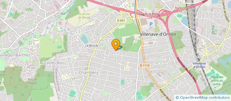 localisation de l'entreprise POTHIER IT CONSULTING  VILLENAVE-D'ORNON