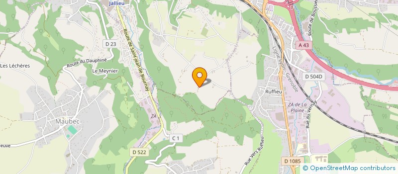 localisation de l'entreprise POTHOS CONSEIL à BOURGOIN-JALLIEU