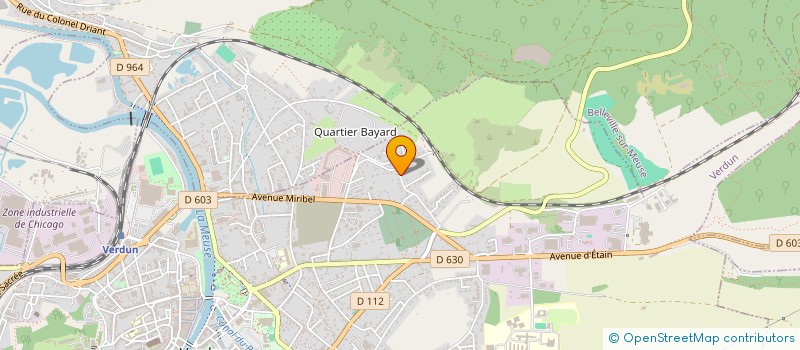 localisation de l'entreprise POTIBON à VERDUN