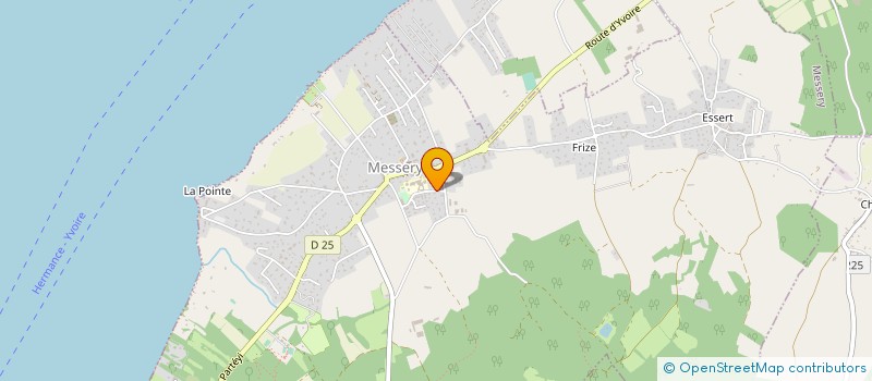 localisation de l'entreprise POTIER COURTOIS à MESSERY