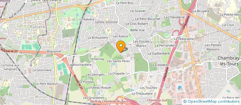 localisation de l'entreprise POTIER JEAN  TAUXIGNY-SAINT-BAULD