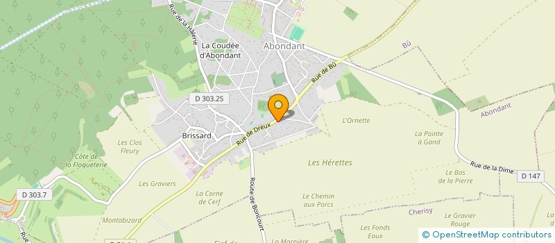 localisation de l'entreprise POTIER LASPOUGEAS à BU