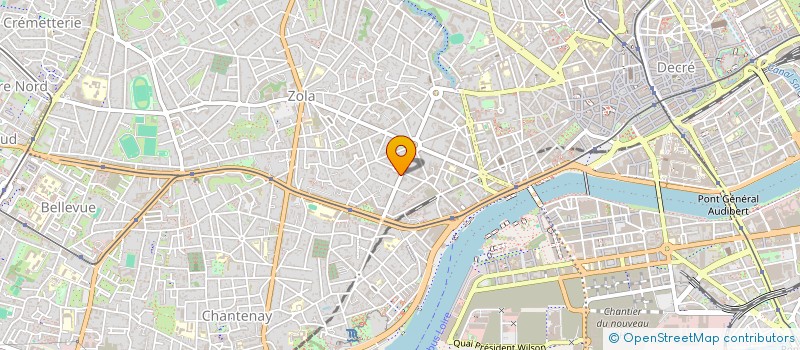 localisation de l'entreprise POTIER PEIGNARD à NANTES