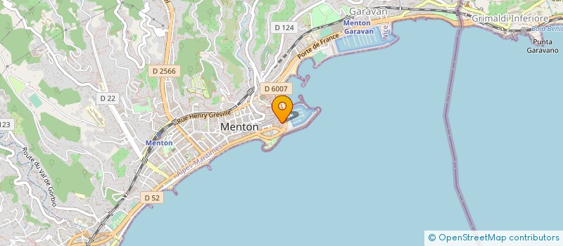 localisation de l'entreprise POTIERS MEDITERRANEE à MENTON
