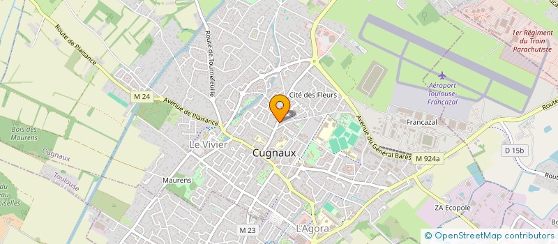 localisation de l'entreprise POTIN-DIDOT à CUGNAUX