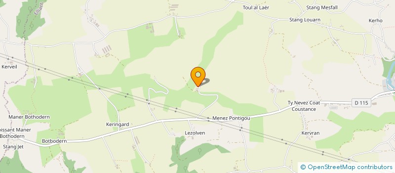 localisation de l'entreprise POTIN ENERGIE  CONCARNEAU