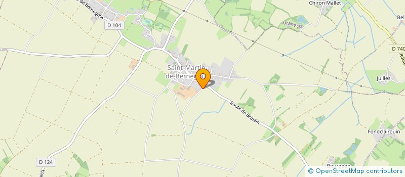 localisation de l'entreprise POTIN-MASUEZ  SAINT-MARTIN-DE-BERNEGOUE