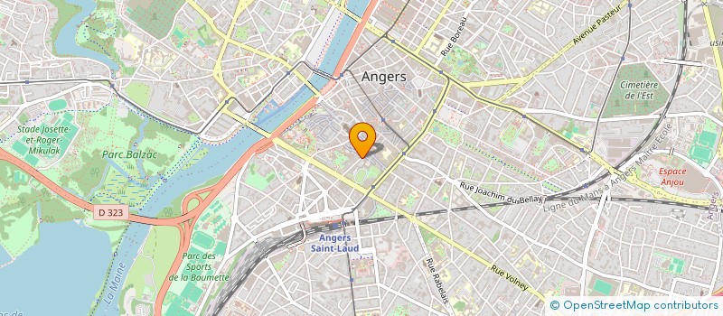 localisation de l'entreprise POTINES  ANGERS