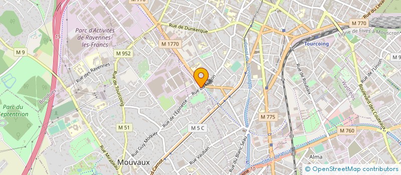 localisation de l'entreprise POTION MAGIC  TOURCOING