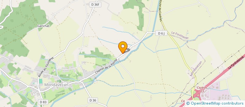 localisation de l'entreprise POTIRON ET COMPAGNIE  MONDAVEZAN