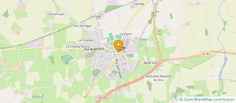 localisation de l'entreprise POTIRON PAULINE à BOUVRON