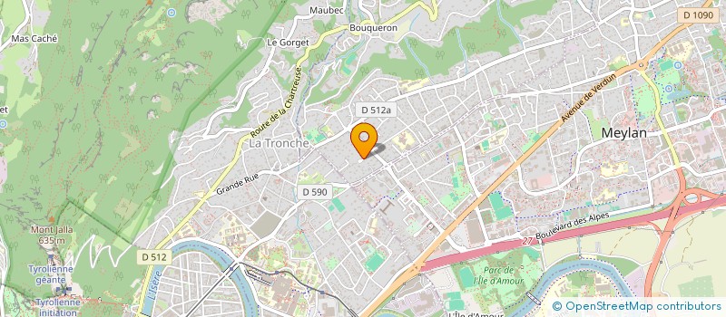 localisation de l'entreprise POTIVALLE  CORENC