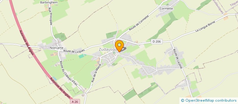 localisation de l'entreprise POTO  ZUDAUSQUES