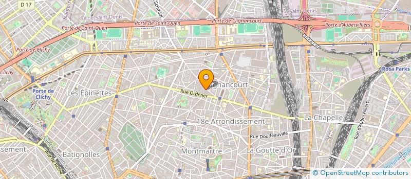localisation de l'entreprise POTODIS à PARIS