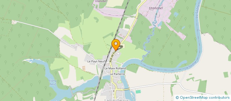 localisation de l'entreprise POTOHERITAS  LAMARCHE-SUR-SAONE