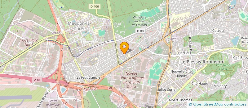 localisation de l'entreprise POTORIG  CLAMART