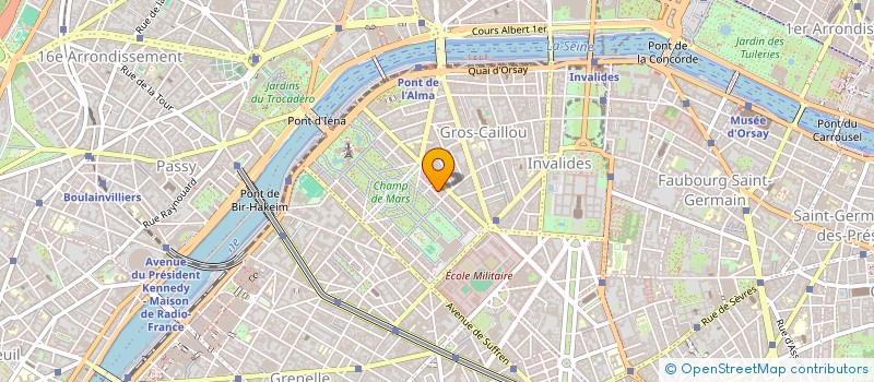localisation de l'entreprise POTOS à PARIS