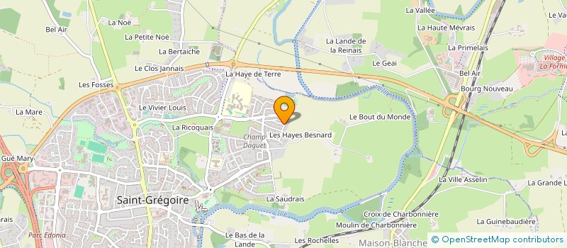 localisation de l'entreprise POTOSI  LA CHAPELLE-DES-FOUGERETZ