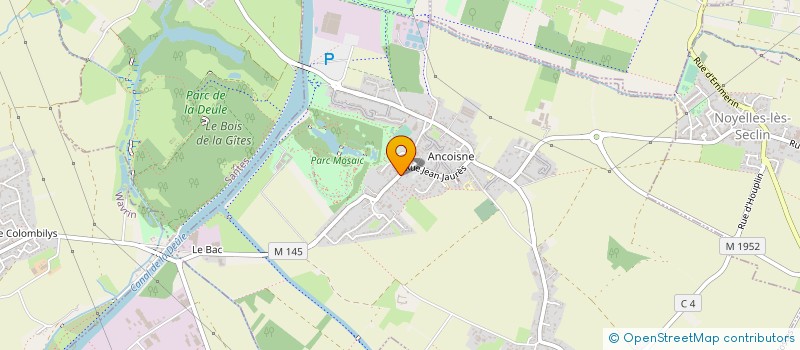 localisation de l'entreprise POTQUI  HOUPLIN-ANCOISNE