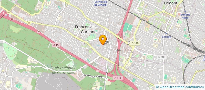 localisation de l'entreprise POTRON MINET à AUBERVILLIERS