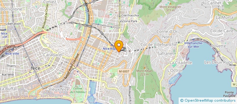 localisation de l'entreprise POTTER  NICE