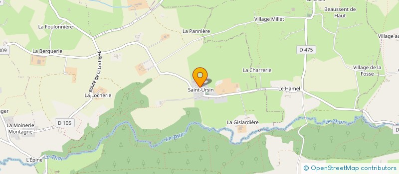 localisation de l'entreprise POTTIER à GRANVILLE