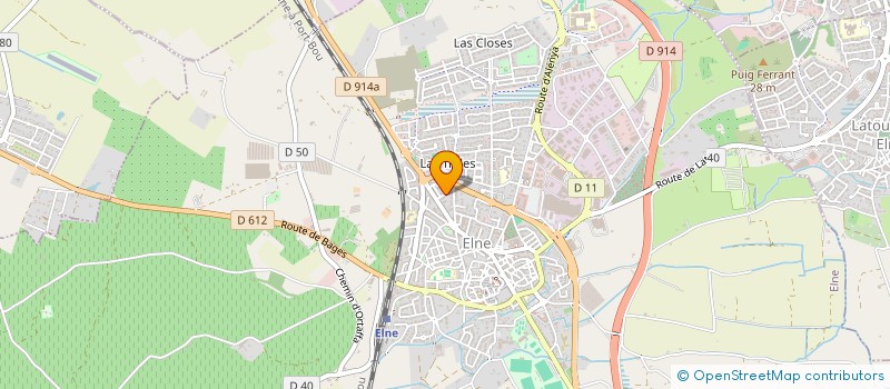 localisation de l'entreprise POTTIER  ELNE