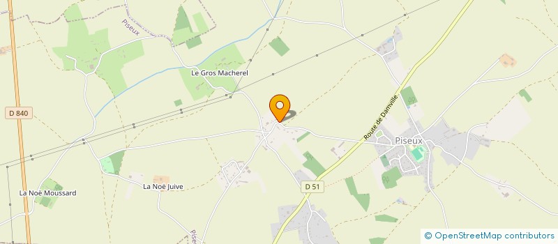 localisation de l'entreprise POTTIER GREGORY ELECTRICITE GENERALE  PISEUX