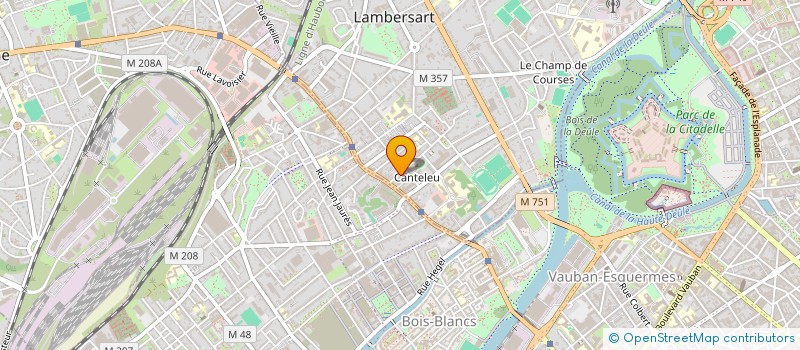 localisation de l'entreprise POTTIER HENNERE SNC à LAMBERSART
